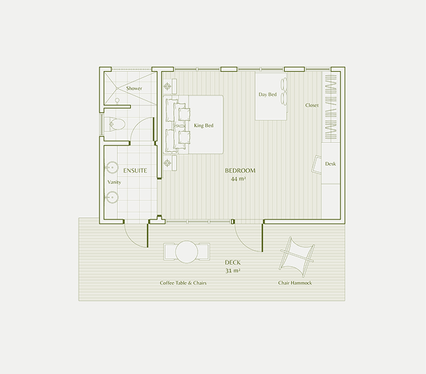 Oceanfront Bure Floor Plan