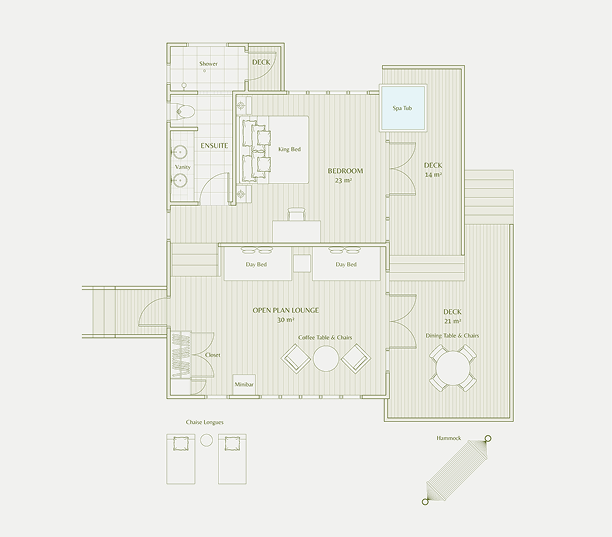 Oceanfront Point Reef Spa Tub Bure Floor Plan